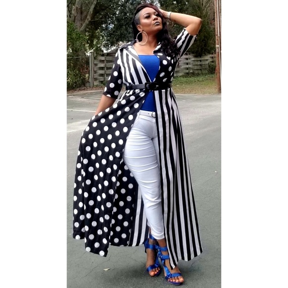 Stripes and Polka Dots Dress - Picture 4 of 4